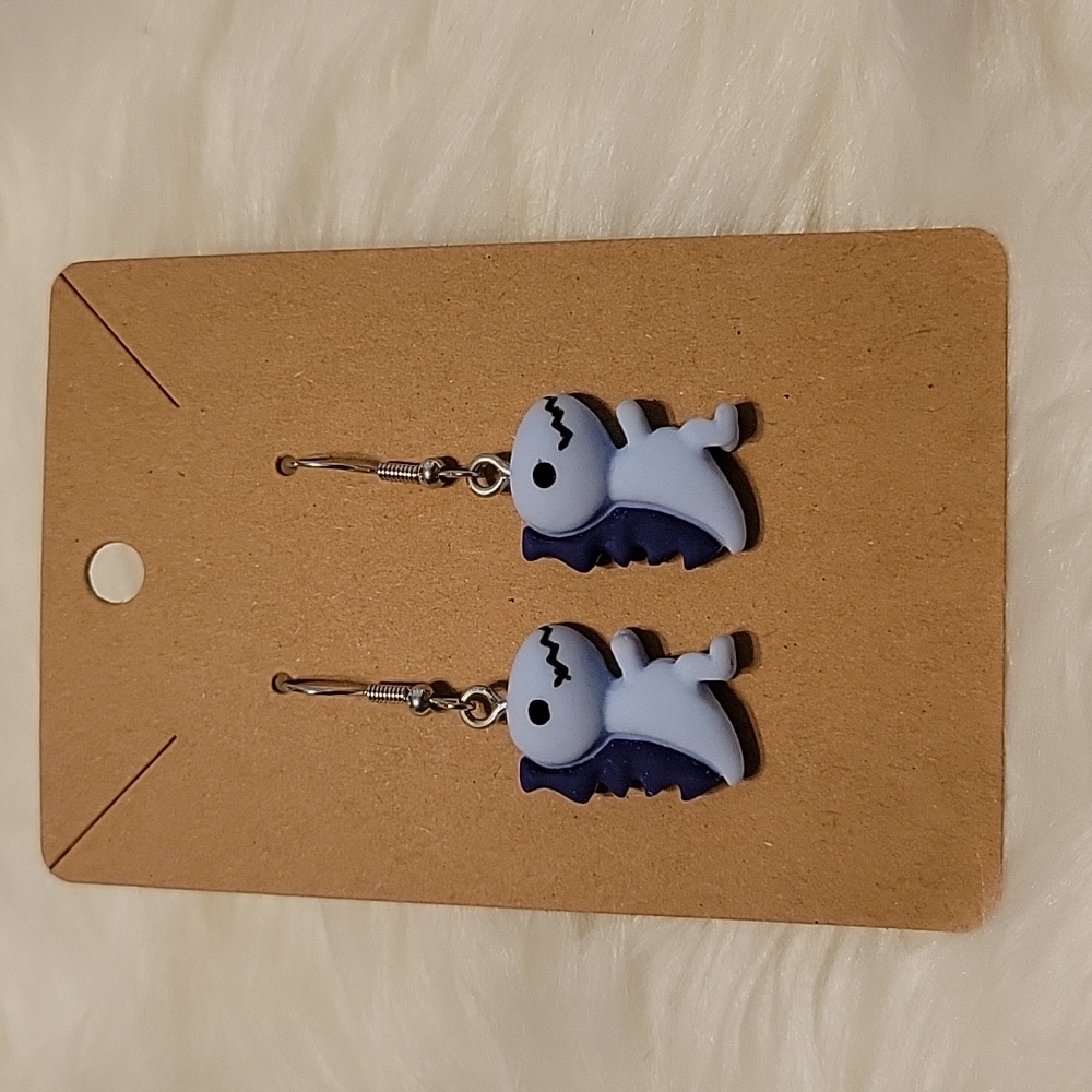 Dinosaur dangling earrings